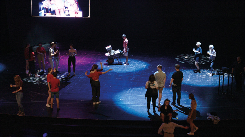 die Kunstkarre am Wiener Volkstheater